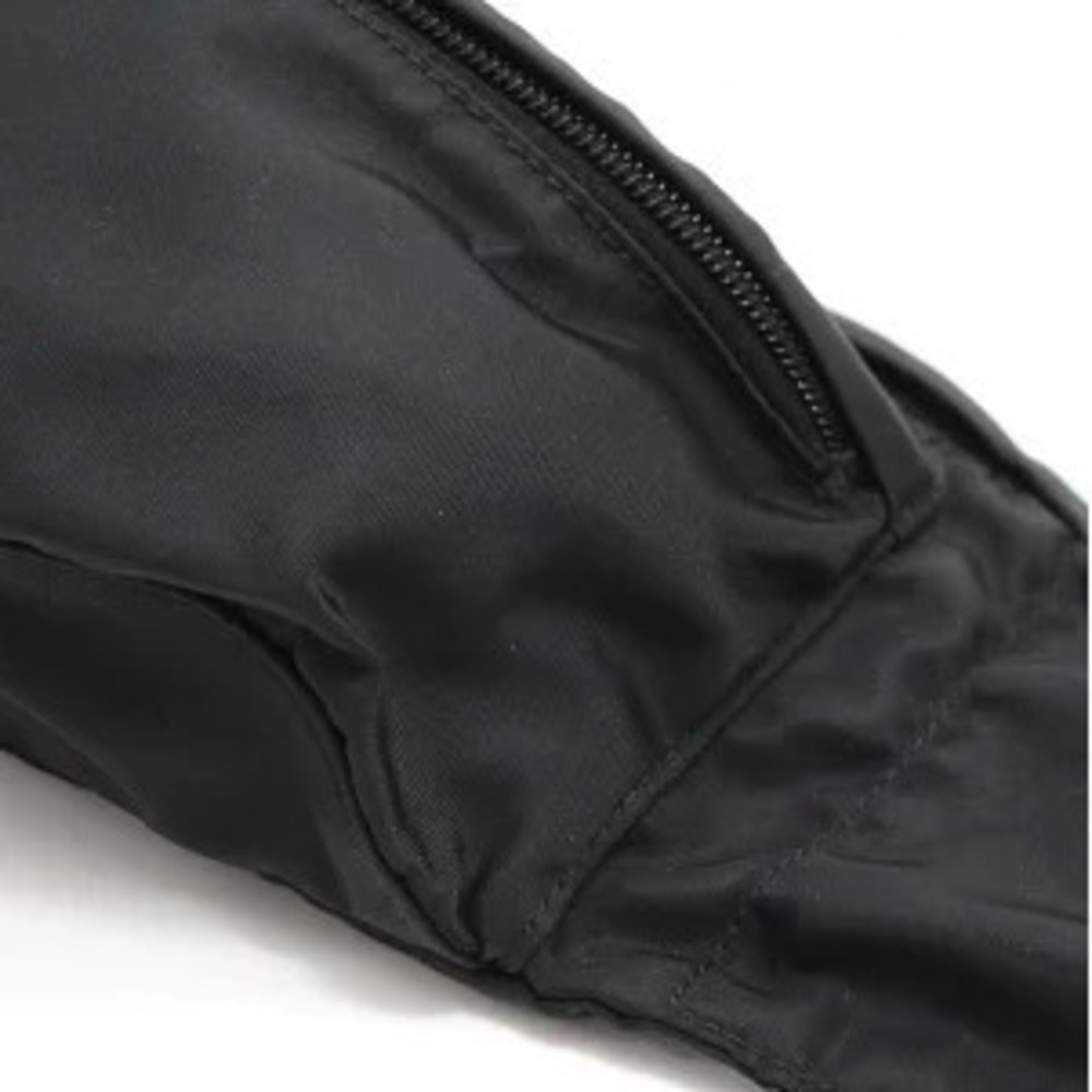 Prada Waist Clutch Body Bum Crossbody Belt Bag Black Triangle Logo - Picture 3 of 6